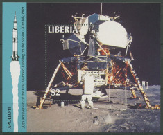 Liberia 1989 20 Jahre Erste Bemannte Mondlandung Block 122 Postfrisch (C29050) - Liberia