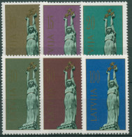 Lettland 1991 Freiheitsdenkmal Riga 317/22 Postfrisch - Lettonia