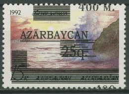 Aserbaidschan 1994 Naturschutz MiNr.70 II Mit Aufdruck 165 II Postfrisch - Azerbaiján