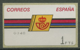 Spanien 1992 Automatenmarken Einzelwert ATM 4.3.1 Postfrisch - Ungebraucht