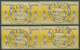 Spanien 1993 Automatenmarken Menschen Satz 18/29/55/65 ATM 7.3 S7 Gestempelt - Used Stamps