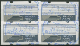 Mexiko 1992 Automatenmarke Adler Satz 90/130/190/200, ATM 2 Gestempelt - Mexico