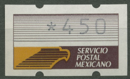 Mexiko 1990 Automatenmarke 450 P. Mit CARTAX-Leuchtstoff ATM 1 Y Postfrisch - Mexico