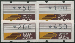 Mexiko 1990 Automatenmarke Satz 50/100/200/450, ATM 1 X Postfrisch - Mexico