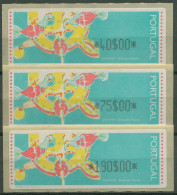 Portugal ATM 1995 Spielzeuge Punktleiste Satz 40/75/190 ATM 11 Z1 S Postfrisch - Timbres De Distributeurs [ATM]