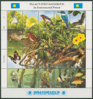 Palau 1989 Tiere In Den Mangroven Fische 318/37 ZD-Bogen Postfrisch (SG40367) - Palau