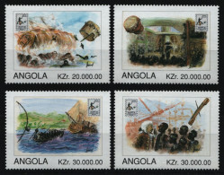 Angola 1996 - Mi-Nr. 1093-1096 ** - MNH - Sklaventransport - Angola