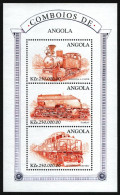 Angola 1997 - Mi-Nr. 1118-1120 ** - MNH - Eisenbahn / Trains - Angola