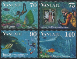 Vanuatu 1997 - Mi-Nr. 1028-1031 ** - MNH - Fische / Fish - Vanuatu (1980-...)