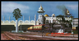 Malaysia 1985 - Mi-Nr. Block 3 ** - MNH - Eisenbahn / Train - Malaysia (1964-...)
