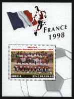 Angola 1997 - Mi-Nr. Block 37 ** - MNH - Fußball / Soccer - Angola