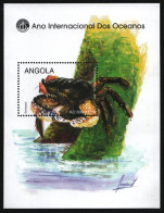 Angola 1998 - Mi-Nr. Block 48 ** - MNH - Krabben / Crabs - Angola
