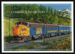Angola 1997 - Mi-Nr. Block 33 ** - MNH - Eisenbahn / Trains - Angola