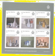 SAN MARINO 2024 60° Anniversario Della Scomparsa Di Giorgio Morandi - Foglietto - New Minisheet - Unused Stamps