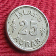 Iceland 25 Aurar 1937 Islandia Islande Island Ijsland W ºº - IJsland