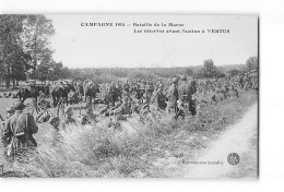 Campagne 1914 - Bataille De La Marne - Les Réserves Avant L'action à VERTUS - Très Bon état - Vertus