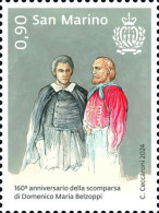 SAN MARINO 2024 160° Anniversario Della Scomparsa Di Domenico Maria Belzoppi - Stamp - Nuevos