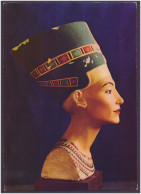 Bust Of Queen Nefertiti, The Great Royal Wife Of The Egyptian Pharaoh Akhenaten, Archaeology, Egyptology Egypt Post Card - Arqueología