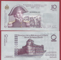 Haïti--10 Gourdes    ---2014---UNC---(458) - Haiti