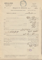 Egypt - 1904 - Receipt Statement - A License To Open A Coffee Shop - Collections