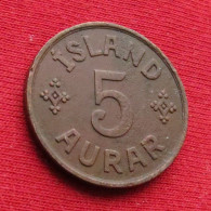 Iceland 5 Aurar 1942 Islande Islandia Islanda  #2 W ºº - Island