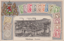 DIFFERDANGE - PANORAMA - CARTE GAUFREE - Differdingen