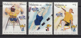 2006 Malaysia Disabled Games Complete Set Of 3 MNH - Malaysia (1964-...)