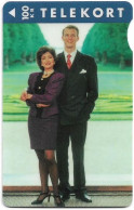 Denmark - Fyns - Royal Wedding - TDFS019 - 10.1995, 1.500ex, 100kr, Used - Danimarca