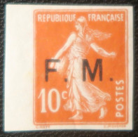 LP2943/46 - FRANCE - 1906/1907 - TYPE SEMEUSE CAMEE - F.M. - N°5b NON DENTELE NEUF** Avec BdF - 1872-1920