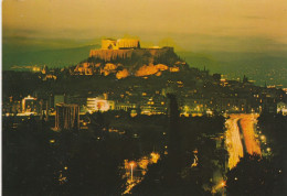 U5860 Athenai Athens Athenes Atene Athen - Akropolis Acropoli Akropole - Night Nuit Nacht Notte Noche / Non Viaggiata - Greece