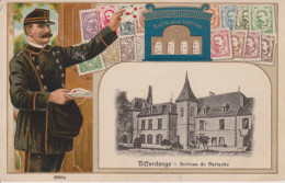 DIFFERDANGE - CHATEAU DE GERLACHE - CARTE GAUFREE - Differdingen