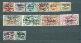 Plebiscite 1921, Upper Silesia, Lot Of 12 Stamps From Set MiNr 30-40 - Used - Schlesien