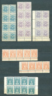 Upper Silesia 1922, Definitive Issue, Lot Of 39 Stamps MiNr 1, 2a, 2b, 5, 6 - Unused MNH/MH - See Description - Silesia