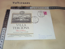 HB12201 ETICHETTA VILLA TERCIONA CHIANTI CLASSICO FATTORIA TERCIONA PROPRIETA' SACCARDI - Altri & Non Classificati