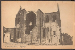 Nijmegen - Sint Franciscuskerk - Na Bombardement 2e Wereldoorlog - WW-II - Nijmegen