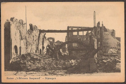 Nijmegen - Ruïne "  't Silveren Seepaerd" - Na Bombardement 2e Wereldoorlog - WW-II - Nijmegen