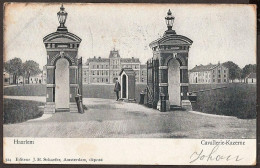 Haarlem - Cavallerie-Kazerne 1904 Met Grootrondstempels Wormerveer En Enschede - Haarlem