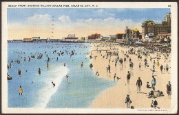 Atlantic City - Million Dollar Pier 1936 - With Postage Due In UK - Atlantic City