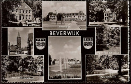 Beverwijk - Huize Akerendam, Stationsplein, Gemeentehuis, Park Scheijbeek, Wijkertoren - 1965 - Beverwijk