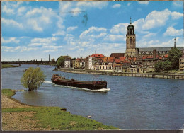 Deventer - Ijssel Met Gezicht Op Stad. Rijnaak - Deventer