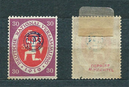 Upper Silesia, 1920, C.I.H.S. - MiNr 22 MH * - VERY RARE - Expertising Proof Mark On Reverse - Catalog Price €1500 - Slesia
