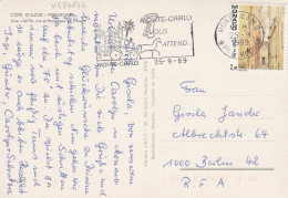 U5868 Monaco - 2 Francs Rue Des Spelugues - Nice Stamps Timbres Francobolli / Viaggiata 1989 - Covers & Documents