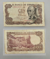 ESPAGNE SPAIN 1970 100 PESETAS CIRCULÉ BILLET NOTE BANK CIRCULATED - 100 Peseten