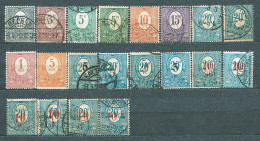 Plebiscite 1920, Upper Silesia, Lot Of 20 Stamps From Sets MiNr 1-9 & 10-12 - Used, Incl. 3 Unused Stamps Gratis! - Schlesien