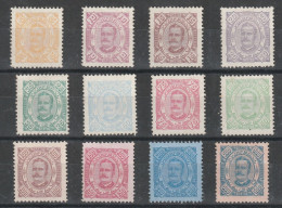 Macau Macao 1894 King Carlos Set. MH/No Gum. Mostly Fine - Unused Stamps