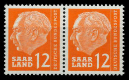 SAAR OPD 1957 Nr 387 Postfrisch WAAGR PAAR X799AEA - Unused Stamps
