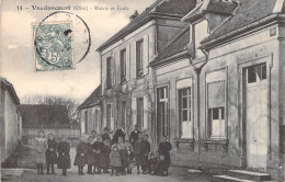FRANCE - Vaudancourt - Mairie Et école - Animé - Carte Postale Ancienne - Sonstige & Ohne Zuordnung