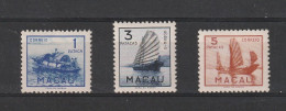 Macau Macao 1951 Junks Set. MNH - Ungebraucht