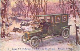 AUTOMOBILE - 4 Cylindres De Dion Bouton - Puteaux - Voiture Ancienne - Carte Postale Ancienne - Turismo