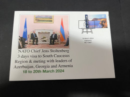 21-3-2024 (3 Y 37) NATO Chief Jens Stoltenberg Visit To Azerbaijan, Georgia & Armenia - Armenien